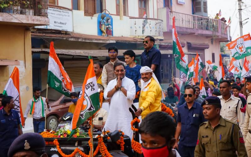 Urban Body Elections, Jamul Municipality Area, Public Health Engineering and Village Industries Minister, Ahiwara MLA Jamul, Guru Rudra Kumar, Alok Pandey, Chhattisgarh, Khabargali