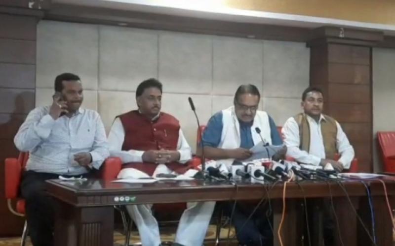 Mandi Fee, Bharatiya Janata Party Kisan Morcha, Sandeep Sharma, Poonam Chandrakar, Press Conference, Bhupesh Sarkar of Chhattisgarh, Anurag Agarwal, Ajay Sahu, Khabargali