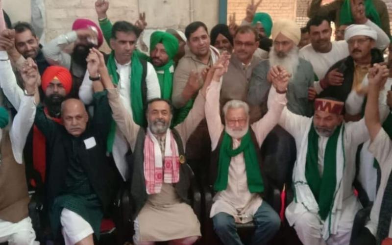 Farmers movement, SKM, Delhi border, three agricultural laws, PM Modi, Singhu-Kondli border, National Spokesperson of Bharatiya Kisan Union Rakesh Tikait, Balveer Rajewal, Gurnam Singh Chadhuni, Khabargali