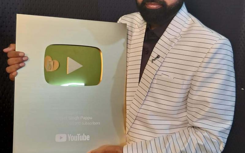 Bastar District, Musician Harjit Singh Pappuyu, Tube Channel, Golden Play Button Award, Chhattisgarh, Khabargali