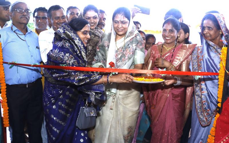 Vigilant College, Saragaon, MLA Anita Sharma, Inauguration, Domeshwari Verma District Panchayat President, Janakavi Mir Ali Mir, Uttara Kamal Bharti, Vice President Chandrakant Verma, District Member Dulari Sahu, Principal Dr. Lakhan Lal Dhiwar, Director Bhagwat Sahu, Chhattisgarh, Khabargali