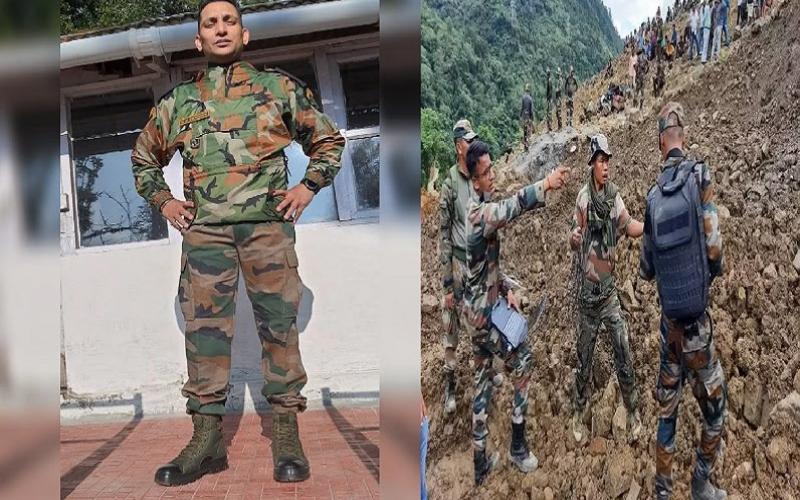 Bhilai's red martyred in Manipur, Lt Col Kapil Dev's body, Imphal, Landslide, 107 Battalion Gorkha Rifles Manipur, railway track in Tupul, Noni district, station construction site, Jharkhand, Governor Ramesh Bais, Chhattisgarh, Chief Minister Bhupesh Baghel, Indian Army's Territorial Army, Team Commander, Nehru Nagar Resident, Rescue Operation of Rain Army, Khabargali