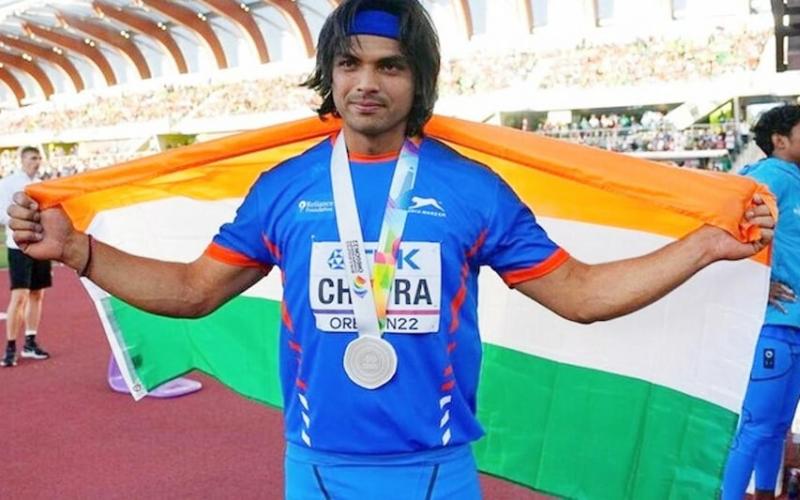 Neeraj Chopra, created history, 18th World Athletics Championship, javelin throw, won silver medal, Eugene of America, javelin throw, Anju Bobby George, long jump, Anderson Peters of Grenada, Yakub Valdesh of Czech Republic, bronze medal, news