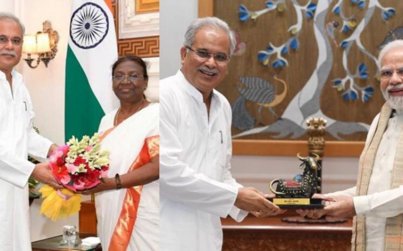 Chhattisgarh Chief Minister Bhupesh Baghel, President Draupadi Murmu on Saturday, Prime Minister Narendra Modi, 75th anniversary of independence, Khabargali