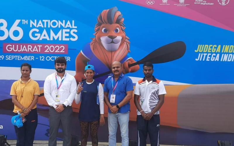 36th National Games, Chhattisgarh's best performance, 11 medals won so far, Aquatics, Archery, Athletics, Badminton, Basketball, Canoeing and Kayaking, Cycling, Fencing, Football, Gymnastics, Golf, Handball, Hockey, Judo,  Kabaddi, Kho-Kho, Lawn Bowl, Mallakhamb, Netball, Roller Skating, Rowing, Rugby, Shooting, Soft Ball, Soft Tennis, Squash, Table Tennis, Taekwondo, Tennis, Triathlon, Volleyball, Weightlifting, Wrestling, Wushu, Yogasan, Khabargali