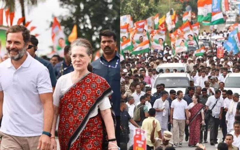 India Jodo Yatra, Karnataka's Mandya, Sonia Gandhi, Rahul Gandhi, DK Shivakumar, Leader of Opposition Siddaramaiah, Congress, Khabargali