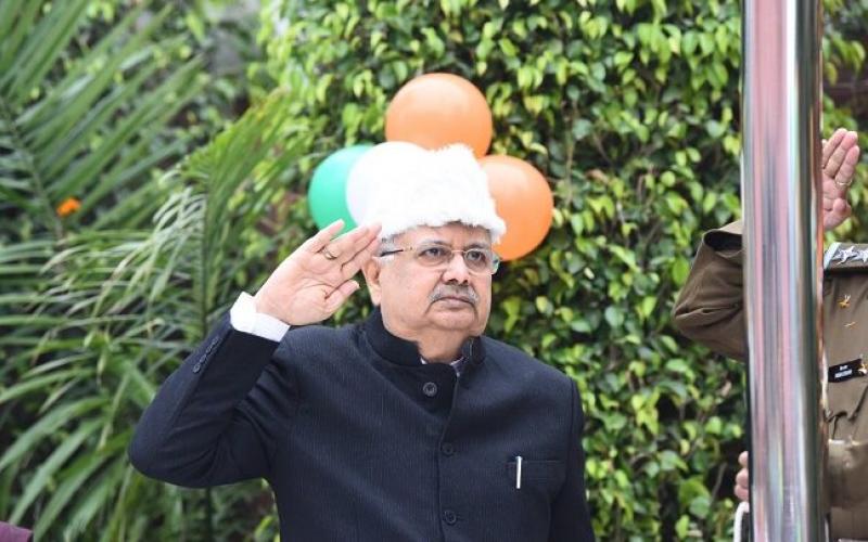 Republic Day, National Office of BJP, Chhattisgarh, New Delhi, Former Chief Minister of Chhattisgarh, National Vice President of Bharatiya Janata Party Dr. Raman Singh, JP Nadda,khabargali