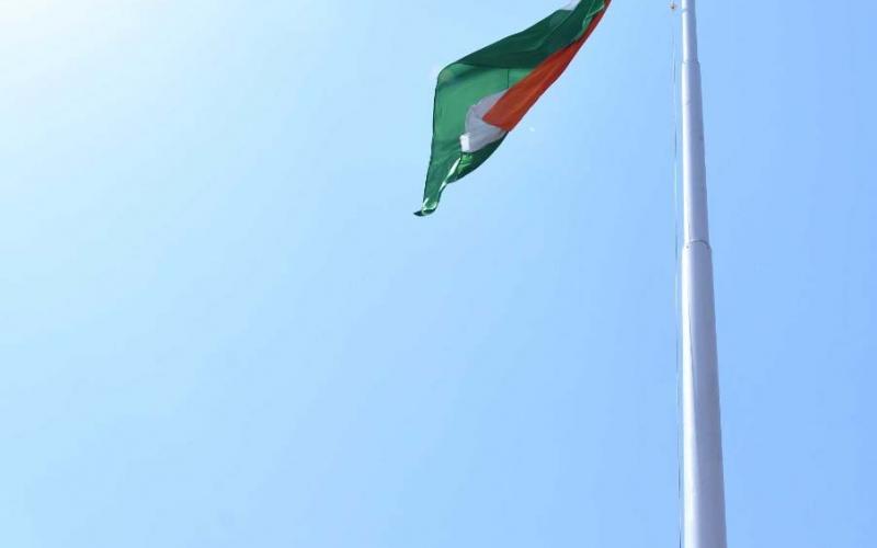 108 feet high tricolor hoisted in Jagannath Puri, Flag Foundation of India, Naveen Jindal, Khabargali
