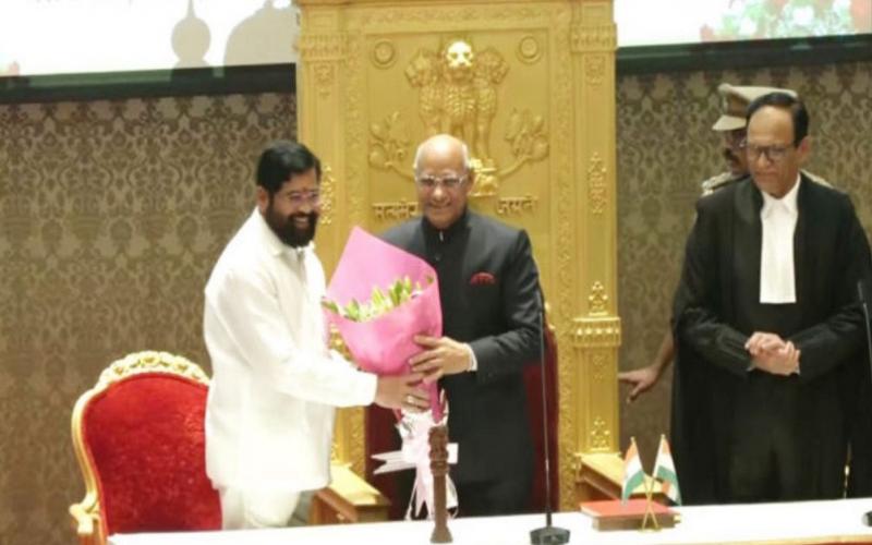 Ramesh Bais took oath as Governor in Marathi language, Maharashtra, 22nd Governor, khabargali