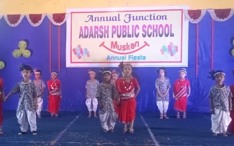 Adarsh ​​Public School, Raipur, Annual Festival, 'Muskan Annual Fiesta', Principal Mrs. Naina Bodhankar, Chhattisgarh, Khabargali