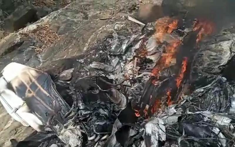 Balaghat, Madhya Pradesh, a charter plane crash, the secret of the plane crash will come out from the black box, the investigation team at the scene,khabargali
