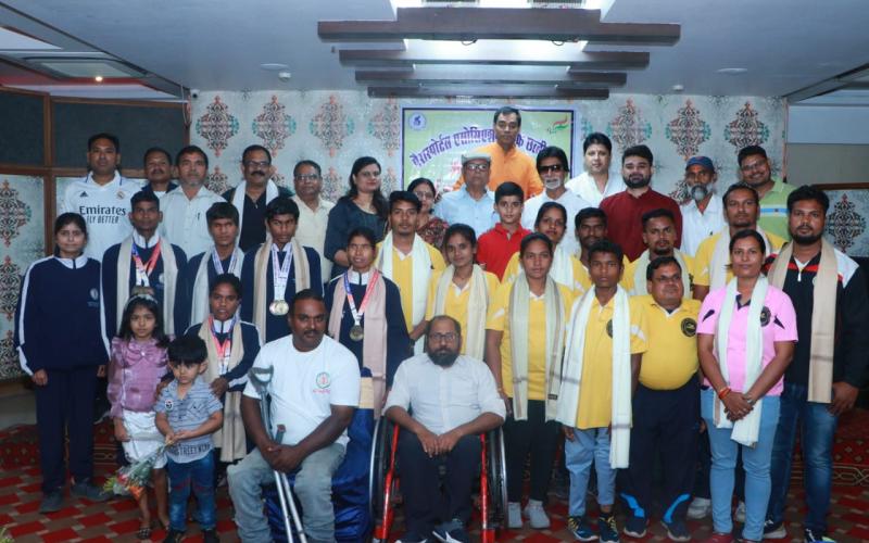 Para Sports Association of Chhattisgarh, Manish Pillewar, RC Mishra, Suraj Yadav, Prashant Singh Raghuvanshi, Raipur, Chhattisgarh, Khabargali