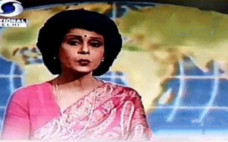 News anchor, Geetanjali Iyer, who reads English news on Doordarshan, Saraswati Shiksha Mandir English Language Teachers Association, Sanskar Srivastava, Raipur, Chhattisgarh, Khabargali