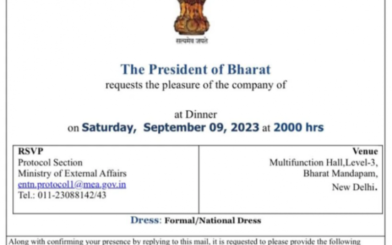 Now our country will be known as Bharat and not India, the English name of India will end, a proposal can be passed in the special session of the Parliament to officially call the country Republic of India, know what the Constitution says, President  Of India, Article 1.1, Khabargali