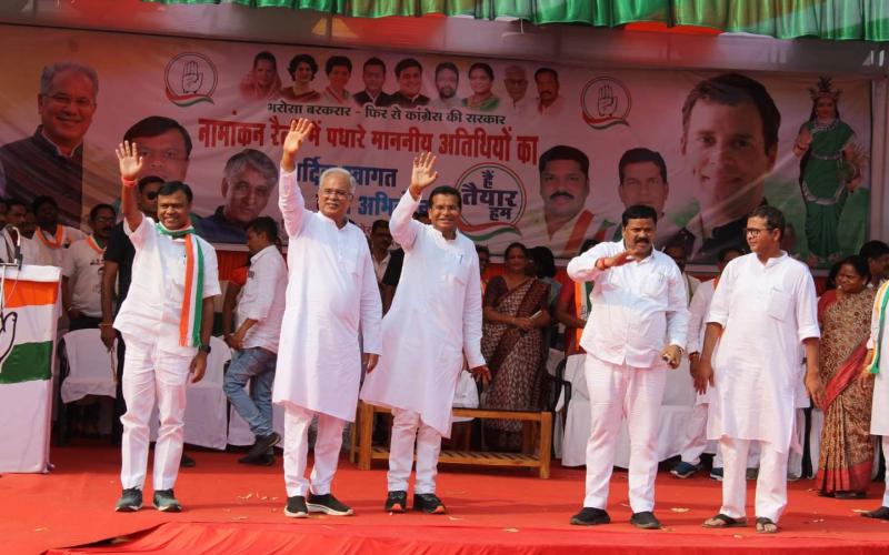 Chief Minister Bhupesh Baghel addressed public meeting in Kondagaon, Congress, BJP, Assembly elections, Khabargali