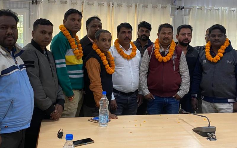 Dadu Manhar became District President of Chhattisgarh Active Journalists Association, Arvind Pandey became General Secretary, Korba, Meeting of Chhattisgarh Active Journalists Association, State President Raj Goswami, State Director and State Secretary Abdul Aslam, Divisional Secretary Arun Naidu, Chhattisgarh, Khabargali.