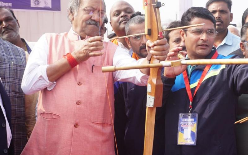 NTPC 40th National Sub Junior Archery Competition, Chhattisgarh Archery Association, Education Minister Brijmohan Aggarwal, Khabargali