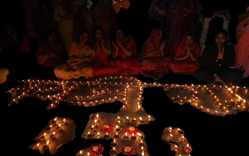 Diwali celebrated in the capital, Raipur, Chhattisgarh too… Ram hi Ram everywhere, consecration of the idol of Lord Shri Ram Lala in Ayodhya on 22 January, Khabargali