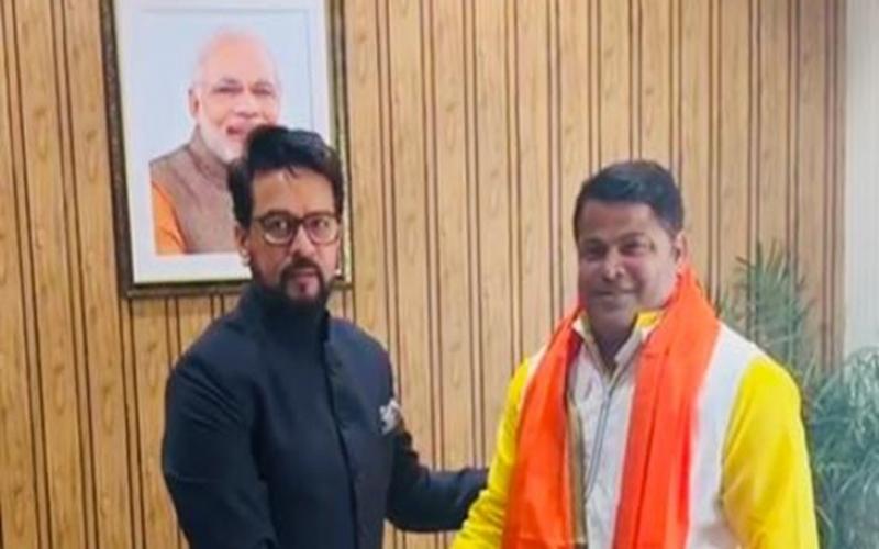 Tarunesh Parihar, capital Raipur, entered Bharatiya Janata Party, Union Sports and Youth Ministry Minister and former BCCI President Anurag Thakur, membership of Bharatiya Janata Party, member of Board for Veteran Cricket in India, Chhattisgarh, Khabargali