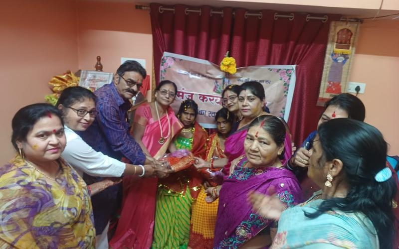 Beti Bachao Manch performed the Chunari ritual of a needy poor girl, Lalit Mishra State President, Raipur, Chhattisgarh, Khabargali