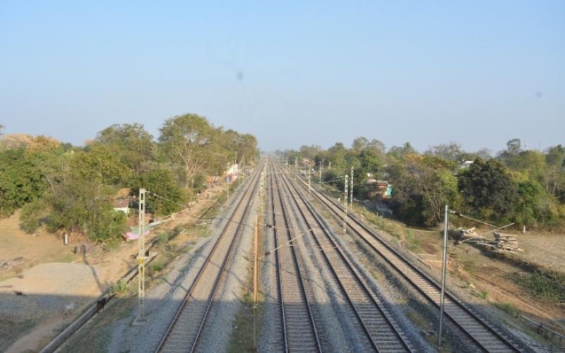 Creation of new horizon of infrastructure development by South East Central Railway, Bilaspur-Jharsuguda fourth rail line project for the development of infrastructure, work is going on fast, Chhattisgarh, Khabargali.