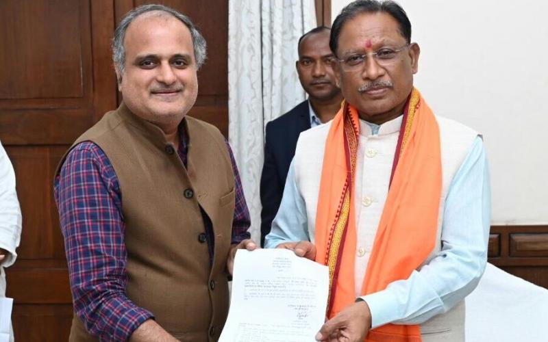 Breaking, Pankaj Jha becomes media advisor to Chief Minister Vishnudev Sai, BJP mouthpiece magazine Deepak Kamal Editor, Chhattisgarh, Khabargali