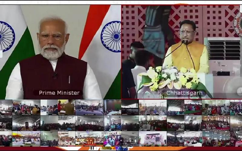 Mahtari Vandan Yojana is a big leap towards fulfilling the dreams of half the population of Chhattisgarh, Chief Minister Shri Vishnu Dev Sai on the occasion of inauguration of Mahtari Vandan Yojana, Chhattisgarh, Khabargali
