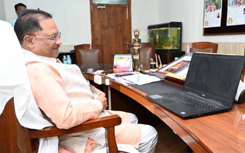 Official YouTube channel of Chief Minister Vishnudev Sai launched, Chhattisgarh, Khabargali