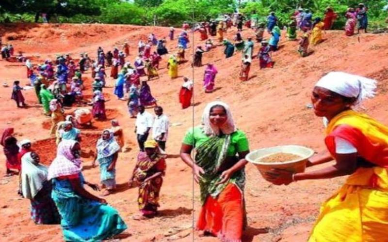 MNREGA wages increased by 22 rupees in Chhattisgarh, now the wage is 243 rupees, currently getting 221 rupees per day, Mahatma Gandhi National Employment Guarantee Scheme, Khabargali