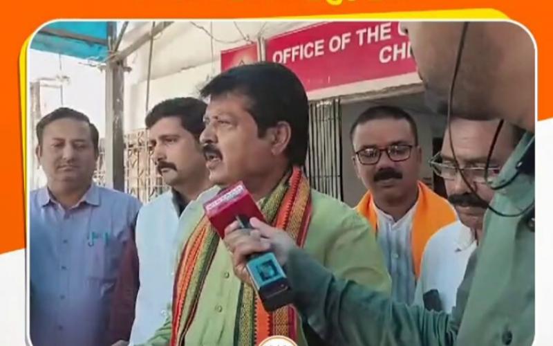 Political uproar over Mahant's 'hate speech' on PM Modi! BJP leaders complained to Election Commission, BJP General Secretary, Sanjay Srivastava said there cannot be a bigger hate speech than this, immediate action should be taken, Chhattisgarh, Khabargali