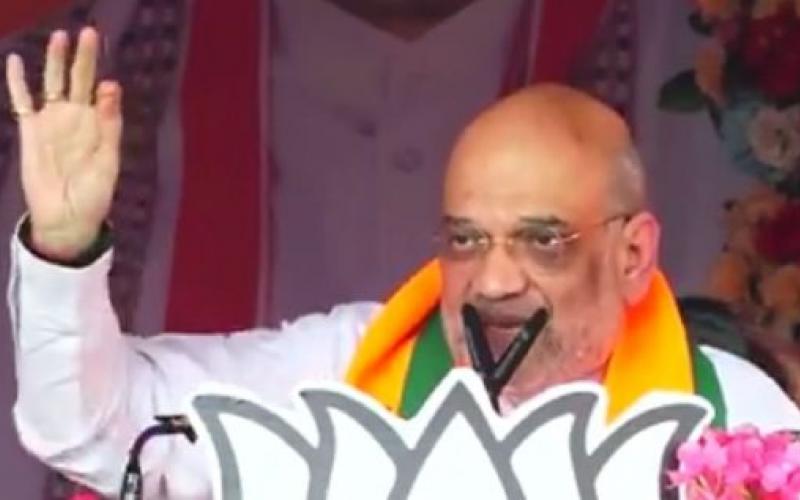 Union Home and Cooperation Minister and senior Bharatiya Janata Party leader Shri Amit Shah on Sunday addressed a huge public meeting organised in Chhattisgarh, Rajnandgaon Lok Sabha, Khabargali