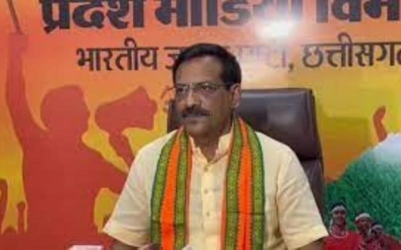 Bharatiya Janata Party's state spokesperson Kedarnath Gupta, former Chief Minister Bhupesh Baghel, investigation of scam in the name of chit fund companies, Chhattisgarh, Khabargali