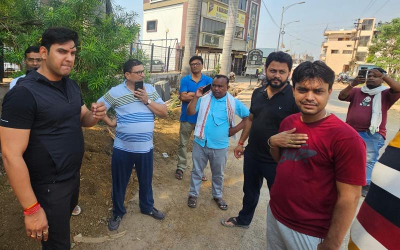 Corporation officials are still working as agents of Congress leaders, BJP leader Alok Shrivastava, Raipur, Chhattisgarh, Khabargali