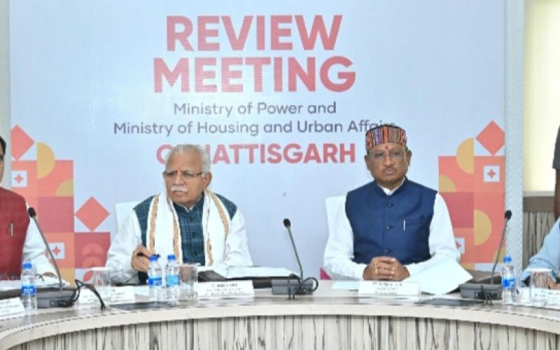 Union Minister of Power and Housing and Urban Affairs, Shri Manohar Lal, Chhattisgarh will soon get back the status of 'Power Surplus State', Chief Minister Vishnu Dev Sai, Chhattisgarh, Khabargali