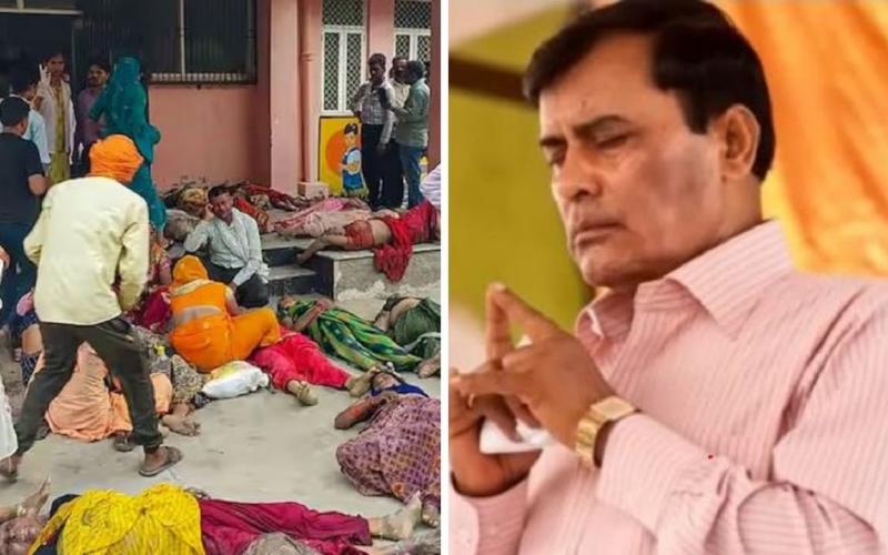 FIR against accused Baba Narayan Sakar Vishwa Hari Bhole Baba, organizer Dev Prakash Madhukar, organizer, Bhole Baba who conducted 'Satsang of Death' in Hathras is not hiding in Baba's ashram but in Mainpuri's ashram? Heavy police force deployed, Khabargali