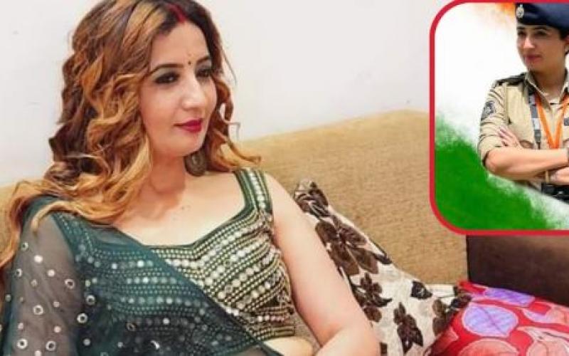 Bright female policewoman arrested, involved in liquor smuggling...  gujrat news bignews hindinews latestnews khabargali 