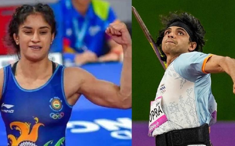 Paris Olympics, Vinesh Phogat and Neeraj Chopra raised hopes of gold, both made it to the finals, score between India and Germany in hockey tied at 1-1, know when and in which sport India can get its first gold medal, Khabargali