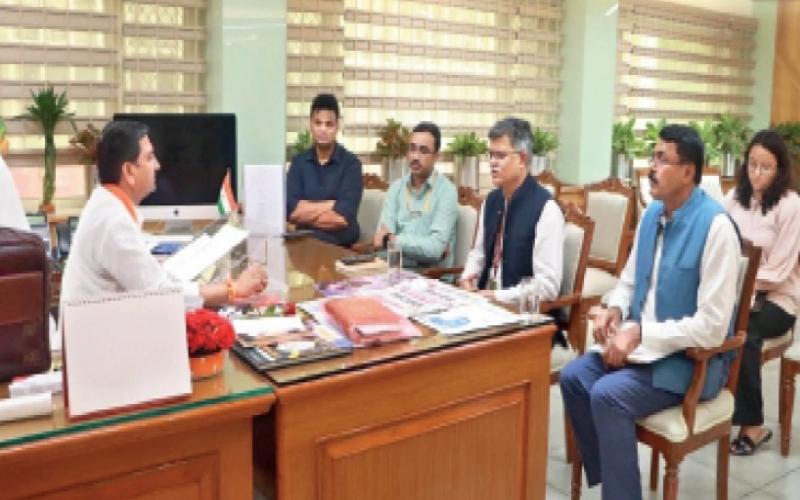 Discussion on Rapid Transit Corridor Plan in Delhi, Union Minister of State gave instructions to explore the possibility... Cg news Raipur news