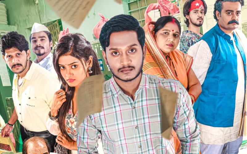 Goodluck Films Entertainment - Dastavej: Ek Panne Ki Kahani Trailer Launch and Poster Release, Film Producer Saurabh Bardia, Writer and Director Sunny Sinha, Promoter Mangalmoorthy, Khabargali