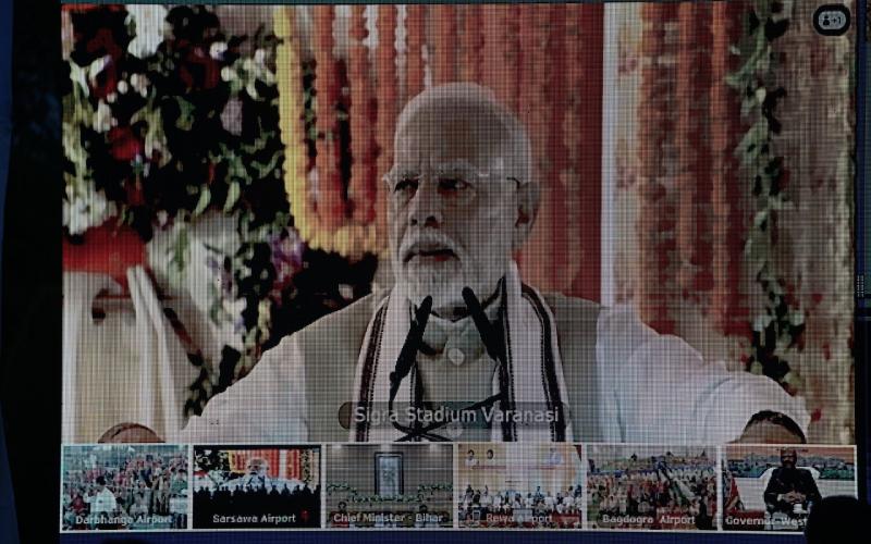 Remote tribal areas of the country got air connectivity, Prime Minister Modi virtually inaugurated Maa Mahamaya Airport, people of Surguja, Jashpur, Surajpur, Balrampur, Korea, Manendragarh-Chirmiri-Bharatpur will get the facility, Chhattisgarh, Khabargali