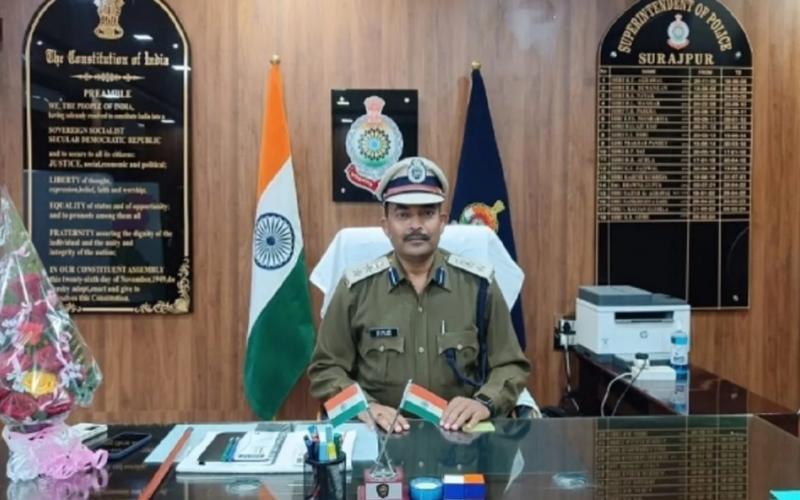 Ahire removed, Prashant Thakur will be Surajpur SP, Khabargali