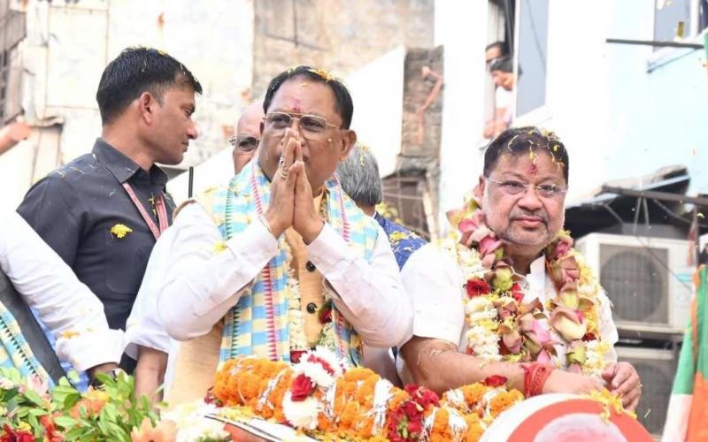 BJP on the way to victory, CM Sai will reach BJP office, see results so far  Cg News Hindi News cg big News latest News Khabargali 
