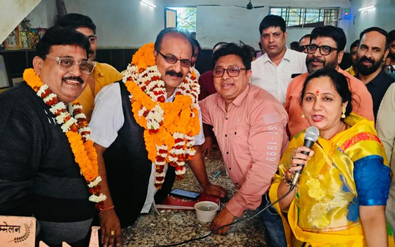 T. Srinivas Reddy became the chairman of the wholesale vegetable market for the fourth consecutive time, Raipur, Chhattisgarh, Khabargali