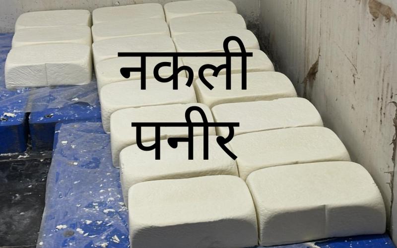 Poison in the name of Paneer.. 2500 kg fake Paneer seized from Birgaon factory, factory sealed, harmful chemicals in Paneer, Dalda palm oil, oil, refined flour, Food and Drug Administration Department Controller Chandan Kumar, Assistant Commissioner Mohit Behera, Nitesh Mishra, Food Safety Officer Rakhi Thakur, Kheer Sagar Patel, Ajit Baghel, Satish Raj, MFTL Staff, Prakash Parmar, Raipur, Chhattisgarh, Khabargali