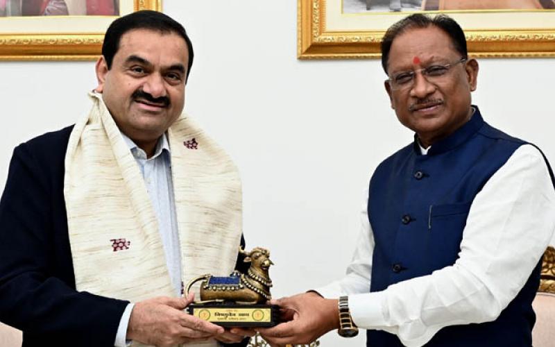 Adani Group will invest 60 thousand crores in Chhattisgarh, Gautam Adani made the announcement after meeting CM Sai, Chhattisgarh, Khabargali