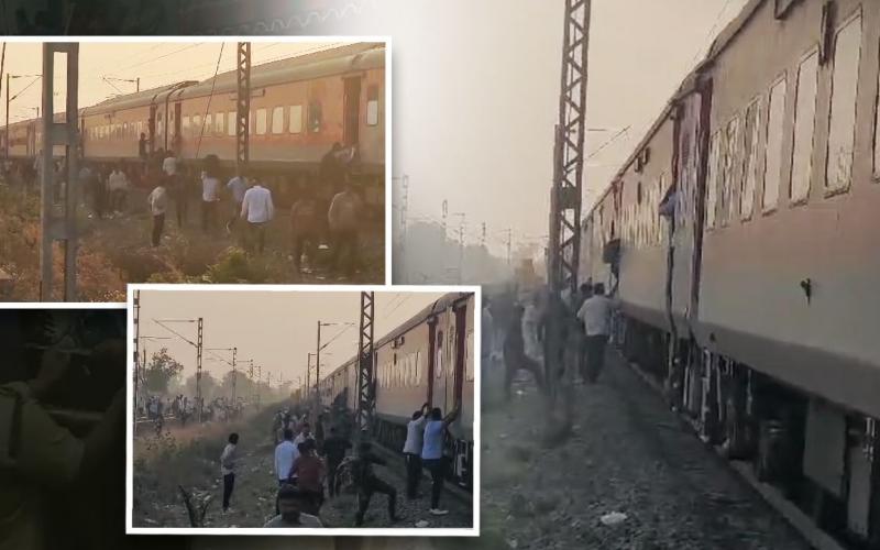 Passengers jumped out of Pushpak Express after rumours of fire, got hit by Karnataka Express, 12 died, Khabargali