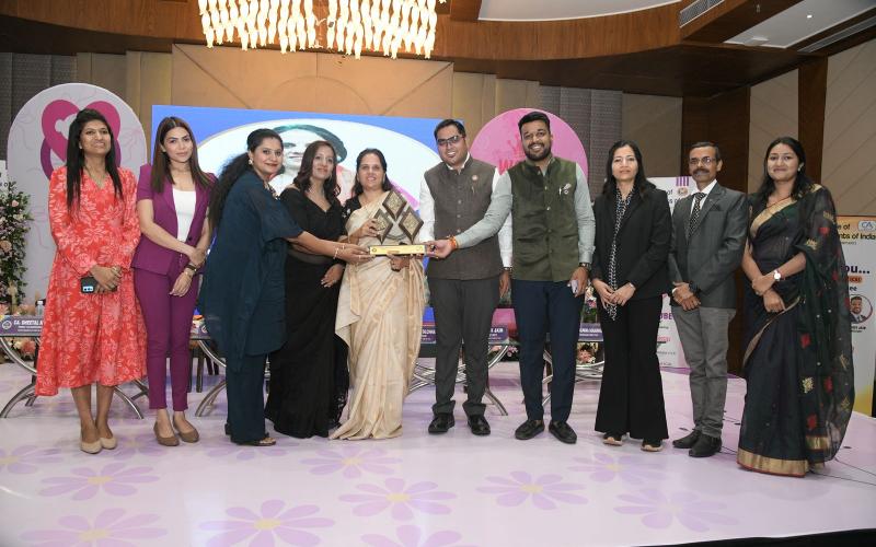 Sakhi”, a grand event for women empowerment in Raipur, organized by the Raipur branch of the Institute of Chartered Accountants of India ICAI, Mayor Mrs. Meenal Chaubey, Sheetal Kala, Shilpi Goyal and Dimple Varlyani, Raipur, Khabargali