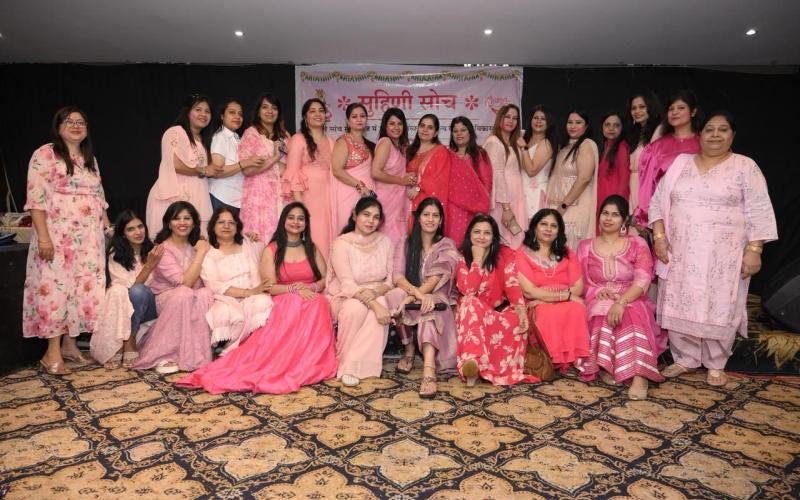 Suhini Soch's family Holi gathering was full of fun, joy and enthusiasm, founder of the organization Manisha Tarwani and president Diksha Budhwani, Raipur, Chhattisgarh, Khabargali