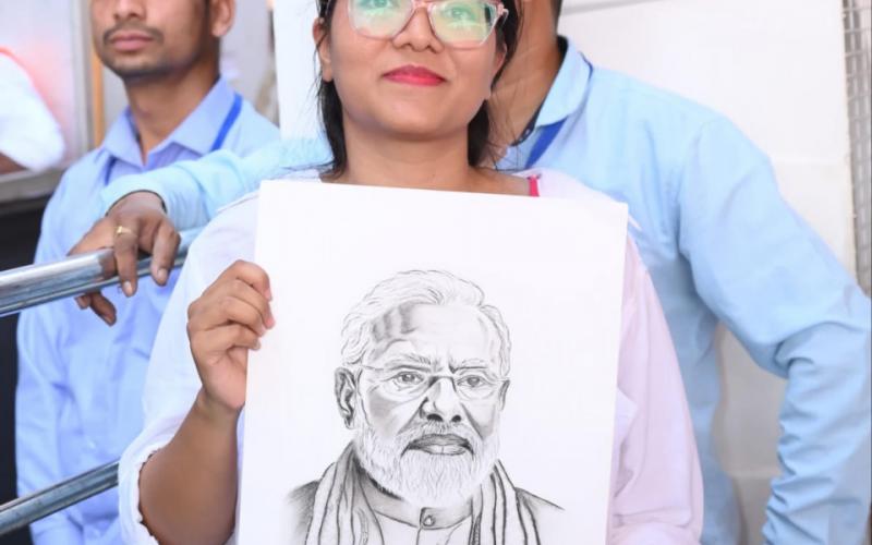 I will send you a letter, son.. - Prime Minister Modi's heart touching moment in Mohbhatta's public meeting, Raipur, Chhattisgarh, Khabargali