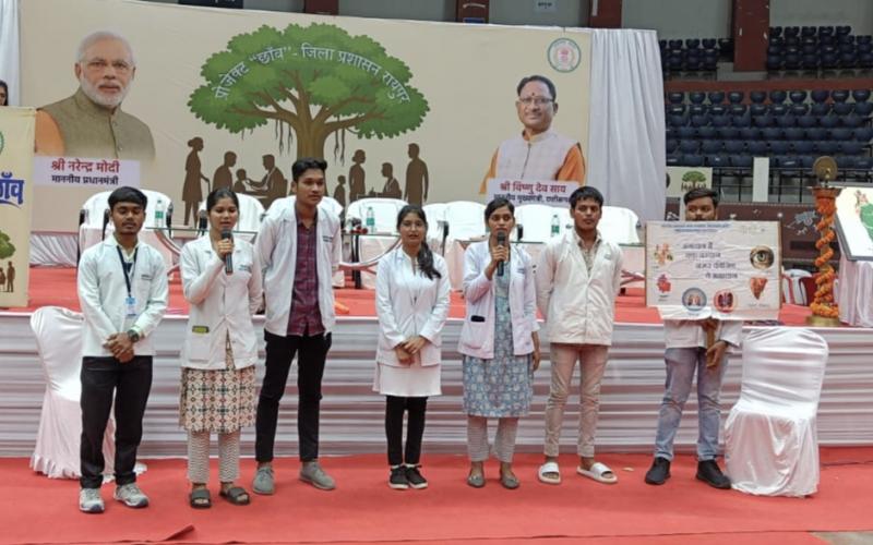 'New consciousness' awakened in Chhattisgarh regarding organ donation, SOTTO in Raipur spread the message of public awareness through street play, emotional play organized in indoor stadium on National Organ Donation Day, Collector encouraged students, Chhattisgarh, Raipur, Khabargali